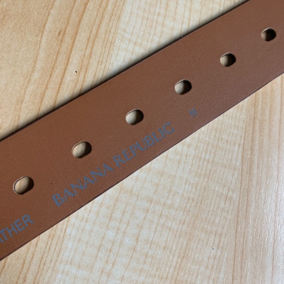 Banana Republic Pointed Buckle Belt Cognac Medium - Picture 5 of 10